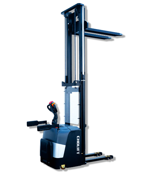 How to optimize the steering and maneuverability of a fully electric stacker?